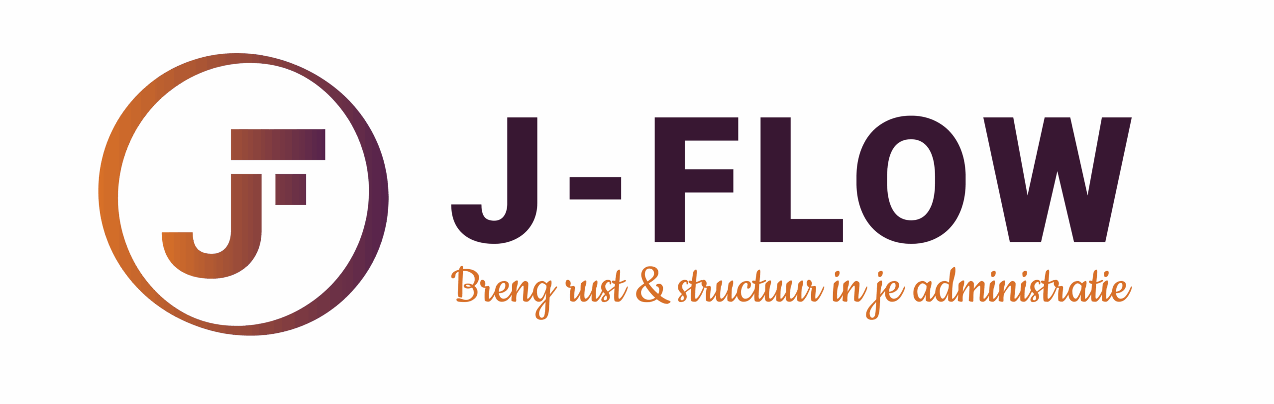 Logo J-Flow Breng rust & structuur in je administratie